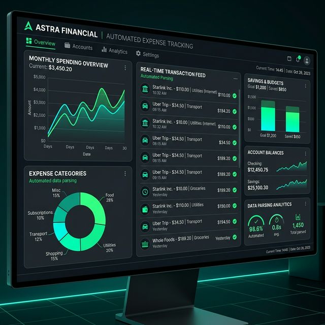 FinTrack: Event-Driven Expense Automation Engine
